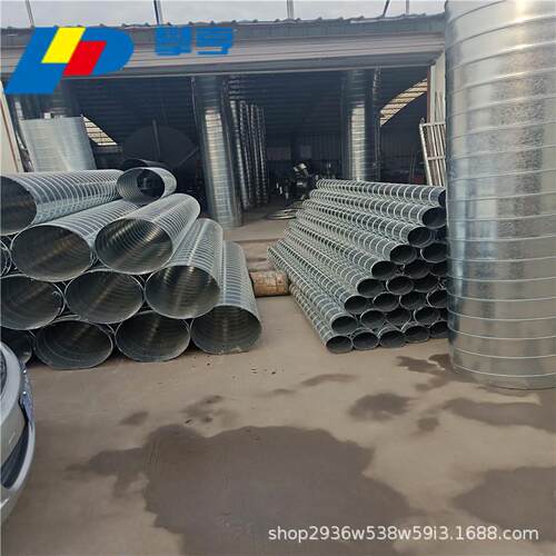 厂家直销镀锌板螺旋除尘风管 各种型号抽油烟异形螺旋排烟风管