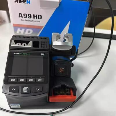 速工AIFEN-A99HD电镊子C210/245焊台双通道支持单手柄烙铁 电热夹