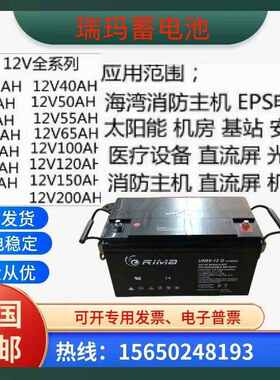 RIMA瑞玛蓄电池UN17-12V7AH12AH24AH38AH65AH100AH120AH直流屏EPS
