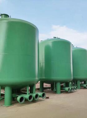 浅层砂石英砂速过滤器工业循环水多反冲洗水处理设备石英砂