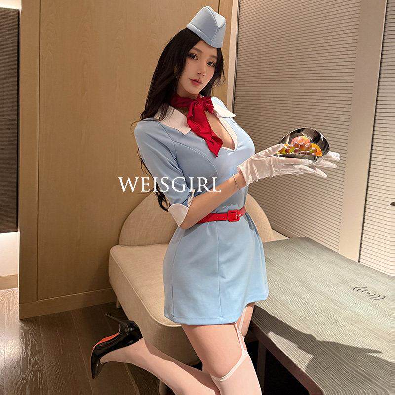 cosplay性感御姐办公室OL秘书装高级感夜场气质靓丽空姐制服套装图片