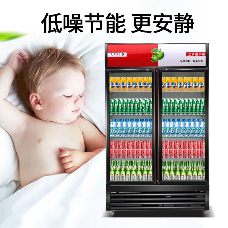 饮啤酒展示柜商用冷藏保鲜374柜蔬菜水果立式料柜冰便店单双门利