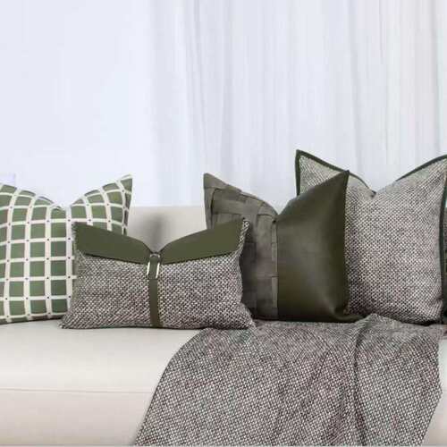 样板房抱枕轻奢简约现代软装沙发客厅靠垫方枕样板间酒店抱枕