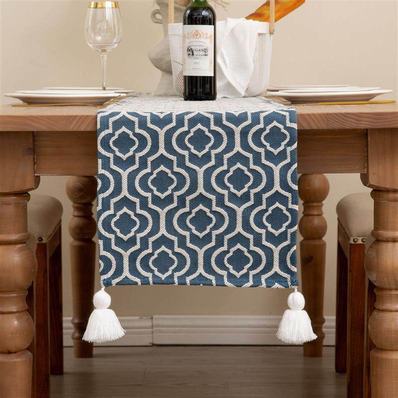 新款棉麻桌旗餐桌桌布茶几旗摩洛哥风几何电视柜长鞋柜床旗床尾巾,居家布艺,桌旗,淘宝优惠券,粉丝福利购,淘宝优惠卷