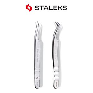 STALEKS思达利司TE41-2/8 乌克兰镊子多取开 花单根嫁接睫毛专用