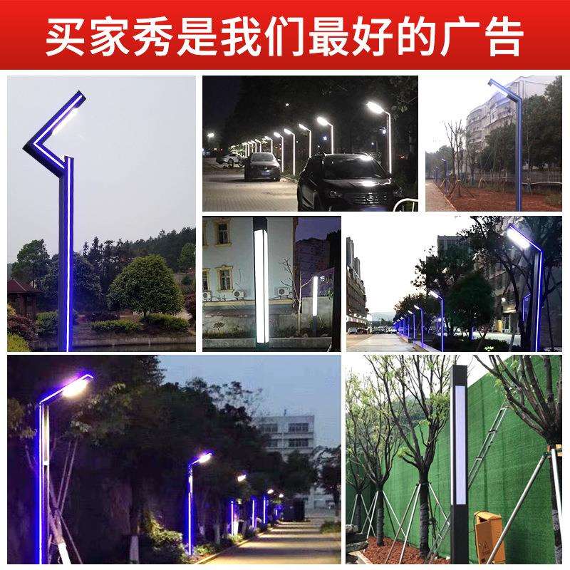 户外景区庭院灯铝型材景观灯公园3米4米庭院灯小区园林方形照明灯图片