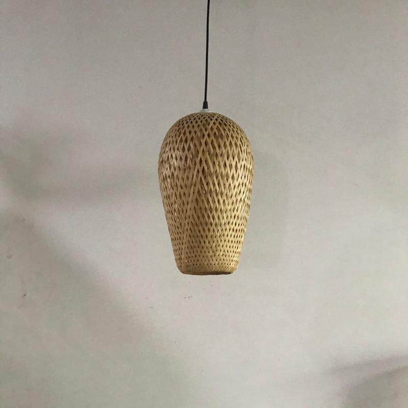 创意东南亚餐厅火锅店灯具个性茶楼竹灯田园风格竹丝竹篾装饰吊灯