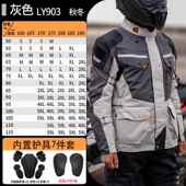 保暖季 冬四季 防水防机车拉力服摩旅衣 雷翅摩托车行服男摔套装 新款