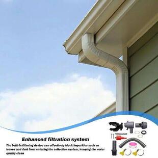 Collection Hose Kit 3.28ft Water 1.64ft Rainwater