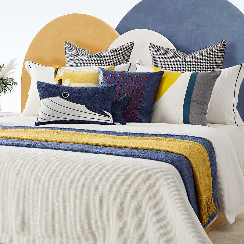 青少年件套房儿童房间品配套家具展厅床上用品样板床装软多现代