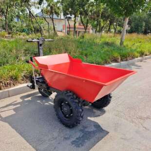 便携式 170汽油手推车果园搬运翻斗车建筑工地搬运车