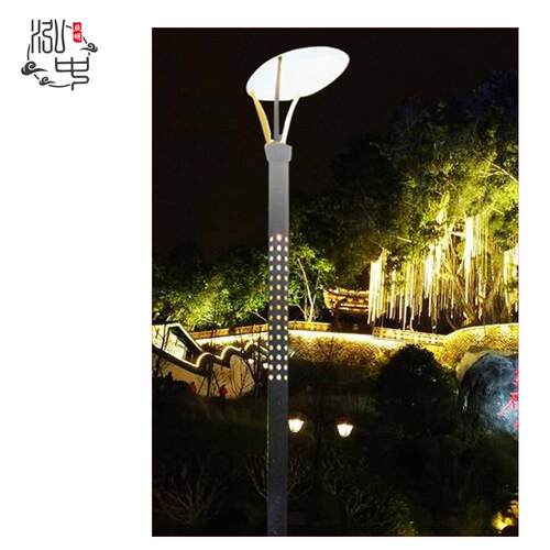 3米3.5M50w户外中间透光庭院灯城市公园小区现代装饰景观路灯