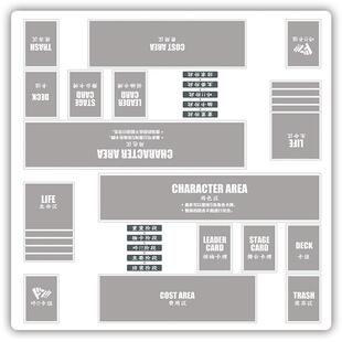 OPCG卡垫双人海贼王决斗盘定制橡胶卡牌垫对战桌游垫PlaymatDIY