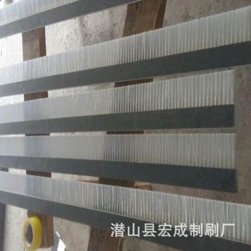香槟金条刷红古铜色毛刷黑色铝合金毛刷条机柜防尘密封刷条