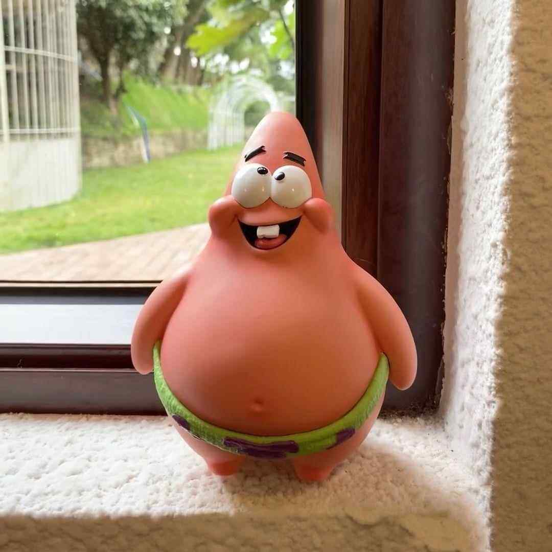 比奇堡派大星玩偶手办公仔装饰品创意床头迎宾玄关艺术落地大摆件