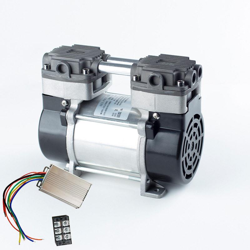 锦穗科技12V24V48V72V车载直流压缩机静音无油微型气泵小型空压机