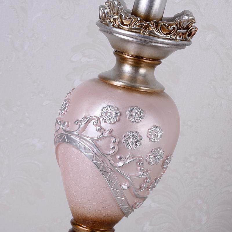 厂家直销欧韩式田园粉色公主蕾丝温馨卧室创意床头台灯结婚庆台灯