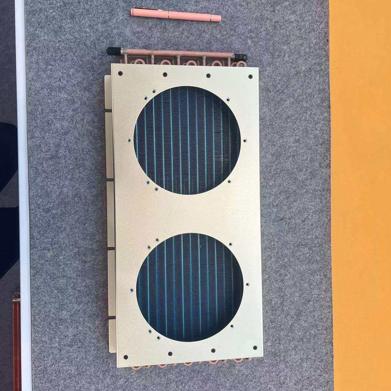 铜管铝翅冷排散热器水冷散热冷凝器蒸发器换热器精密