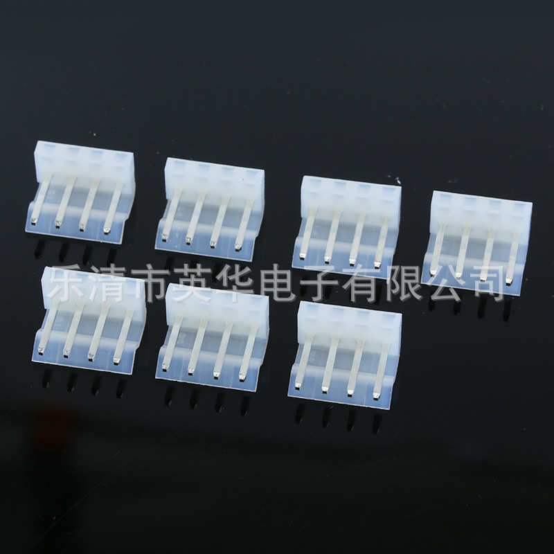 规格齐全2P插针接插件3.96mm接线端子连接器3.96-4A4针座连接器