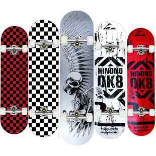 D5I31寸滑板公路成人刷街枫木四轮初学者双翘板3108凹板skateboar