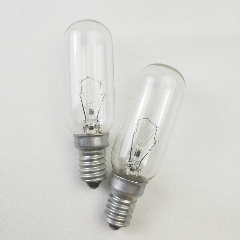 E14螺口 冰箱灯泡 钨丝灯220V/40柱形灯泡设备照明灯泡水晶吊灯