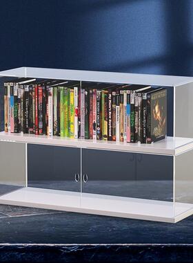 光盘储物柜透明盒子唱片架CD亚克力收纳创意展示架DVD光碟影片架