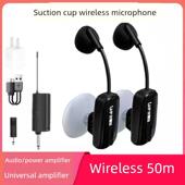 新型一对二乐器无线麦克风古筝钢琴手风琴扩音无线拾音器可充电麦