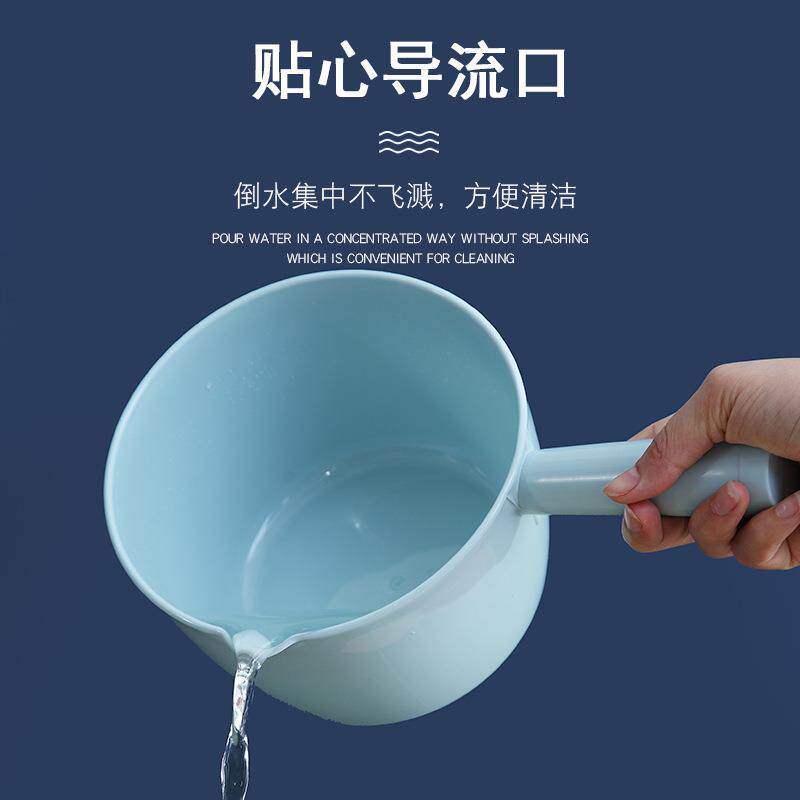 家用厨房水瓢塑料水勺浴室宝宝洗澡舀水勺多功能长柄洗头小号水勺