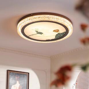 卧室吸顶灯宋代美学中古主卧灯具全光谱护眼新中式 复古客厅房间灯