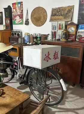 箱椅民俗怀旧农村风老54510004木桶小车织布机老物件推老桌牌匾农