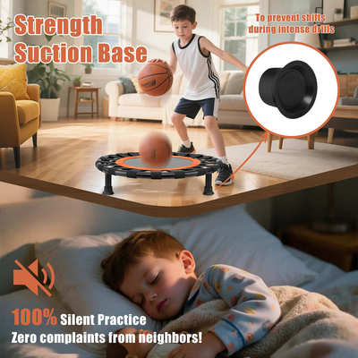 新品家用静音篮球训练器 儿童室内可折叠运球训练器材LF-BK002