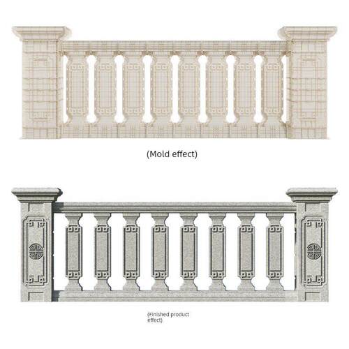 罗马柱新中式水泥栏杆护栏模具别墅阳台围墙安全加厚工程家用模板