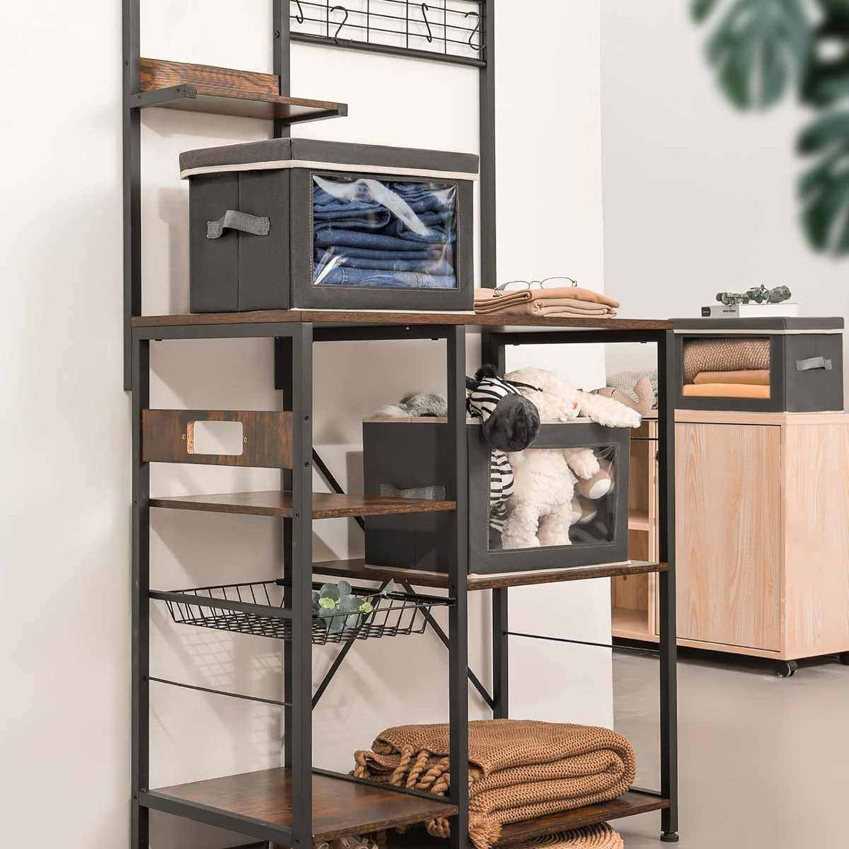 储物箱收纳箱织物储物盒带窗户可视可折叠储物箱家用衣柜收纳箱,收纳整理,其他收纳袋,淘宝优惠券,粉丝福利购,淘宝优惠卷