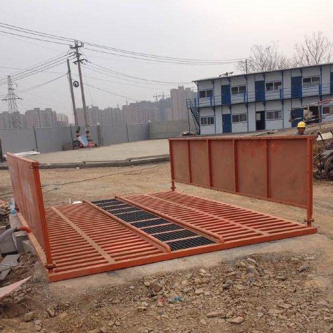 山东建筑工地洗车机自动洗轮机平板式洗轮机产品