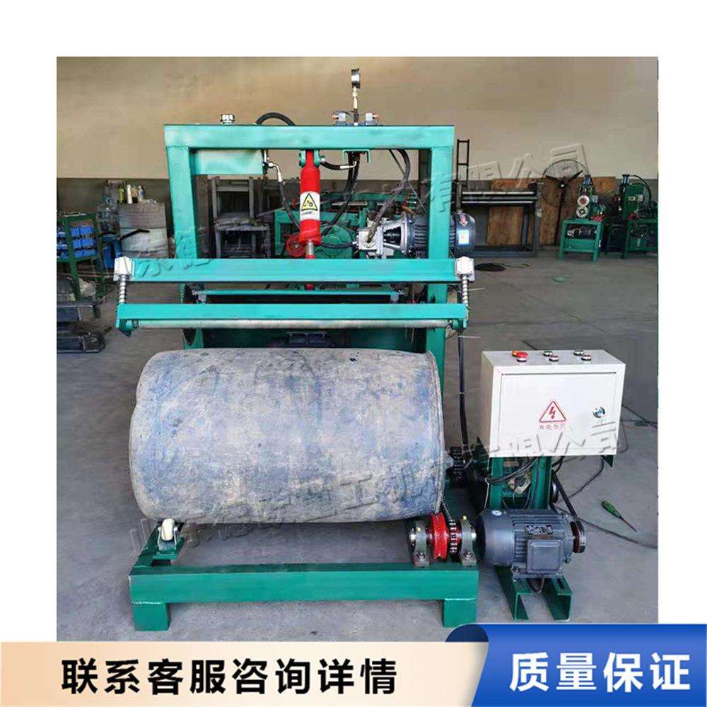 塑料桶切割机废旧塑料桶滚动剪切分解机废旧油桶自动分解机