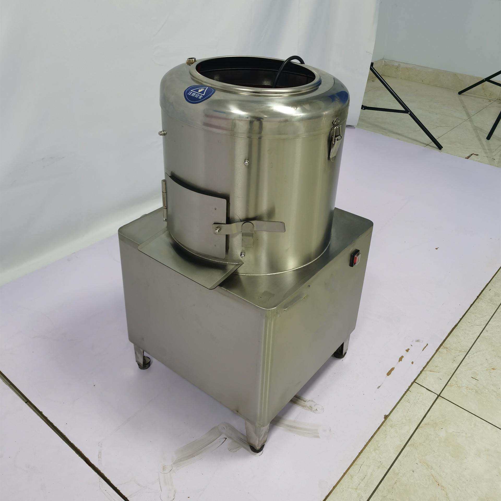 新款不锈钢脱皮机去皮机土豆红薯类清洗可换砂更方便薯仔去皮机