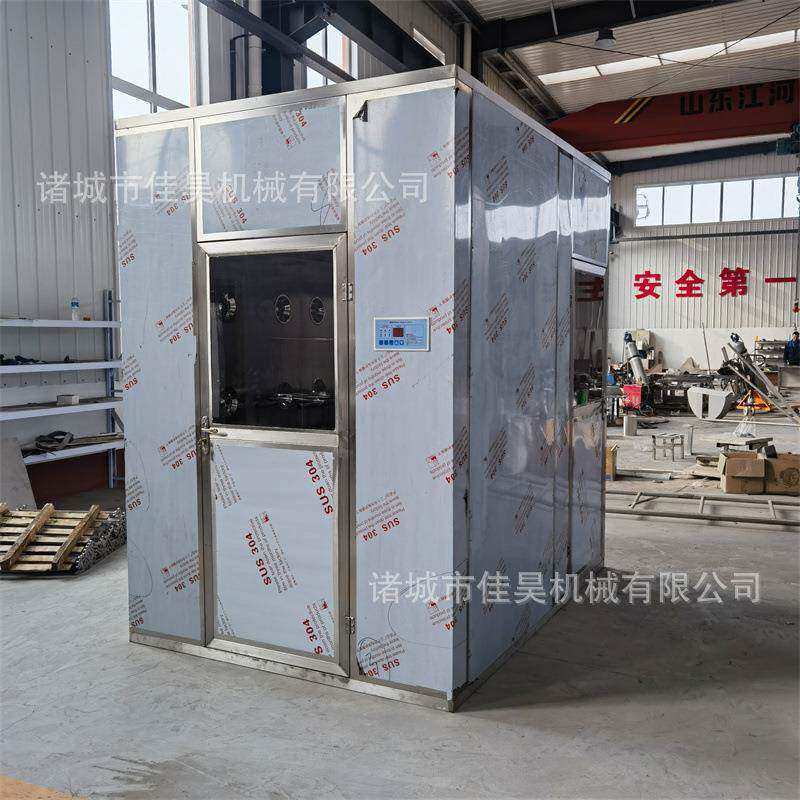 净化车间食品厂智能语音风淋室不锈钢门带视窗风淋室风淋门