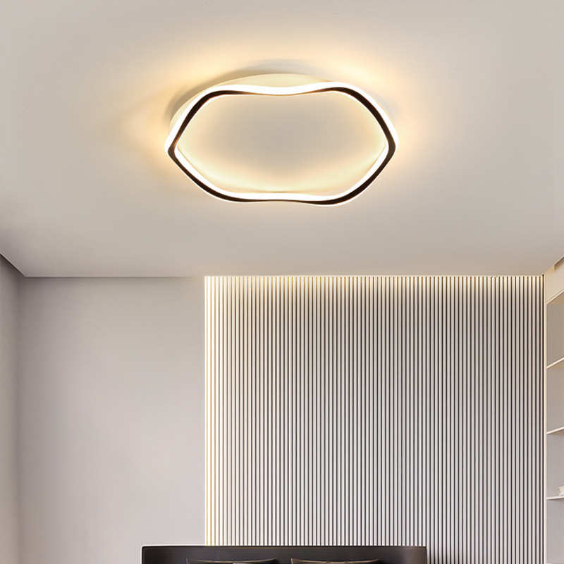 客厅灯吸顶灯2025新款奶油风北欧家用简约现代主卧室led中山灯具