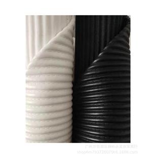 直仿皮 纹压皱褶皱 pu条纹抓细纹合成革皮革条纹皱风琴立体人造革