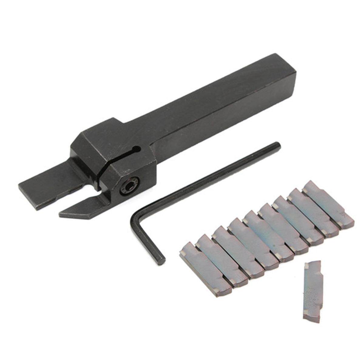 车床切断凹槽分型工具支架MGEHR1212-3数控刀杆+1扳手+10刀片