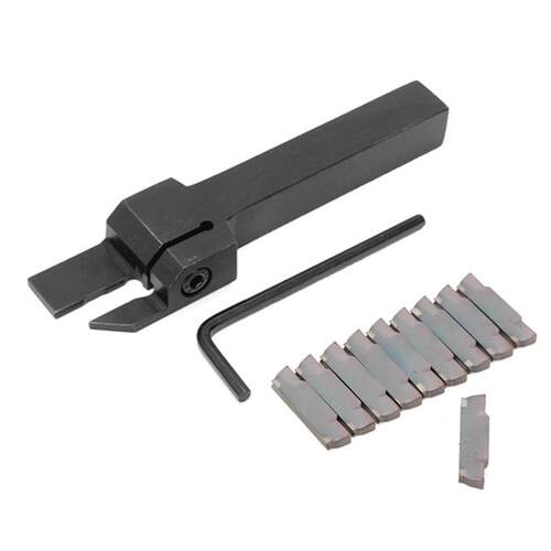车床切断凹槽分型工具支架MGEHR1212-3数控刀杆+1扳手+10刀片