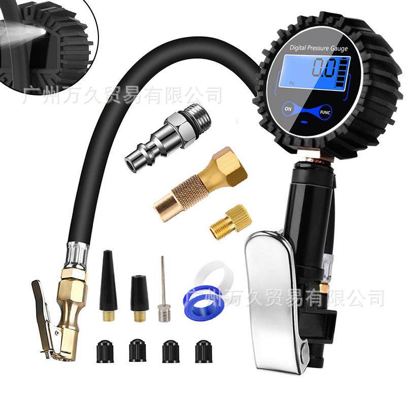 胎数显123充气表轮打表数字显示速充气测压放气功能气蓝快球充法