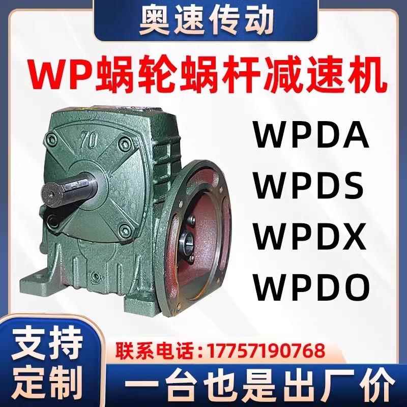 需定制WPDA WPDSWPDO WPDX减速机小型蜗轮蜗杆电机减速器立式涡轮