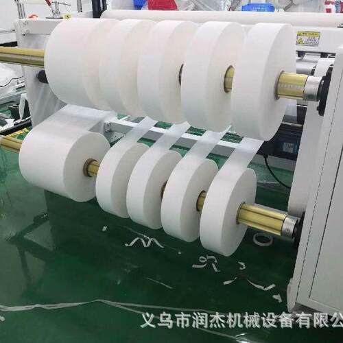 供应无纺布点断机器无毛刺打线复卷机多功能在线分切机