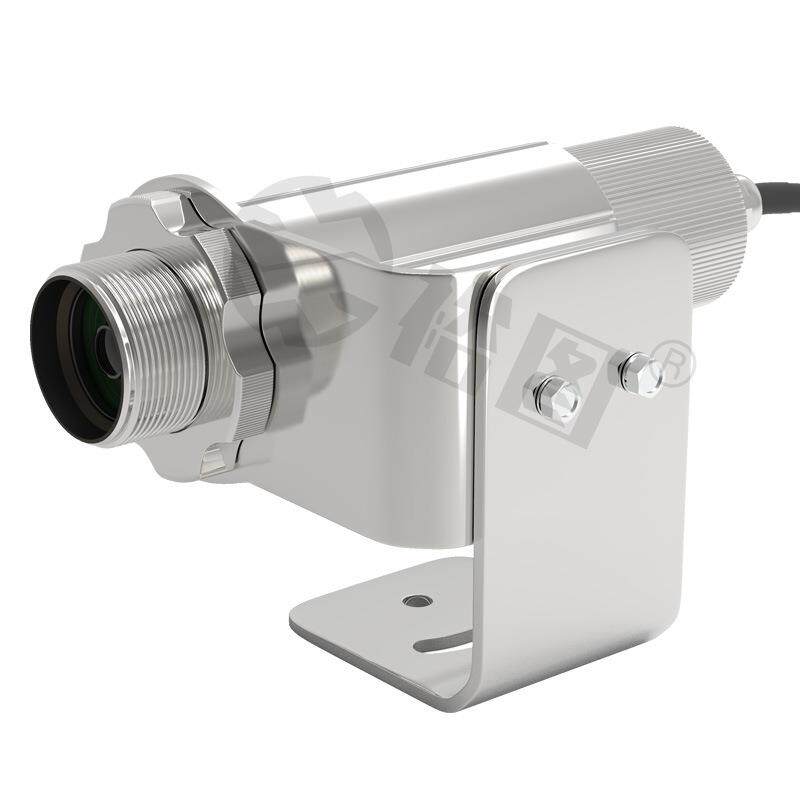 在线式同轴激光瞄准红外测温仪模拟温度传感器探头YT-D70-AT4W