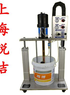 不锈钢双立柱注脂机RJ-68020SU举升压盘泵架汽车工业气动油脂泵