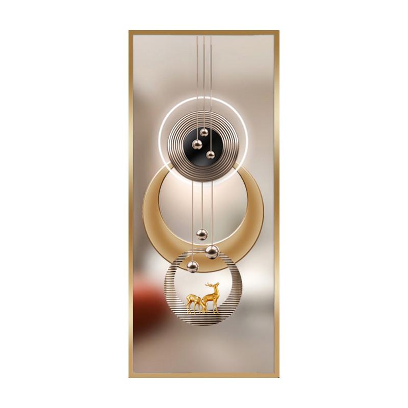 屏风隔断客厅简约现代玄关办公室小户型简易遮挡欧美式艺术玻璃墙