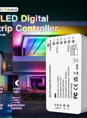 ESP8266WLED幻彩控制器支持WS2811SK6812SM16703PWS2812B灯带