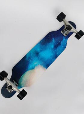 陆地冲浪板CX4免蹬地31寸小长板旋转支架代步刷街板初学四轮滑板