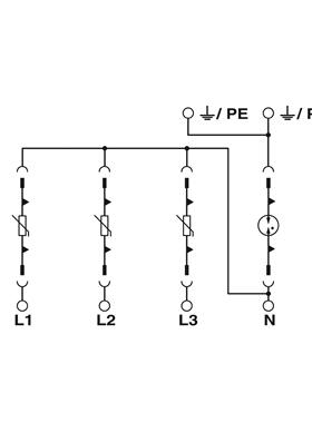 菲尼克斯2910559 VAL-MS-EE-T2-3+1-385浪涌保护器电涌防雷器